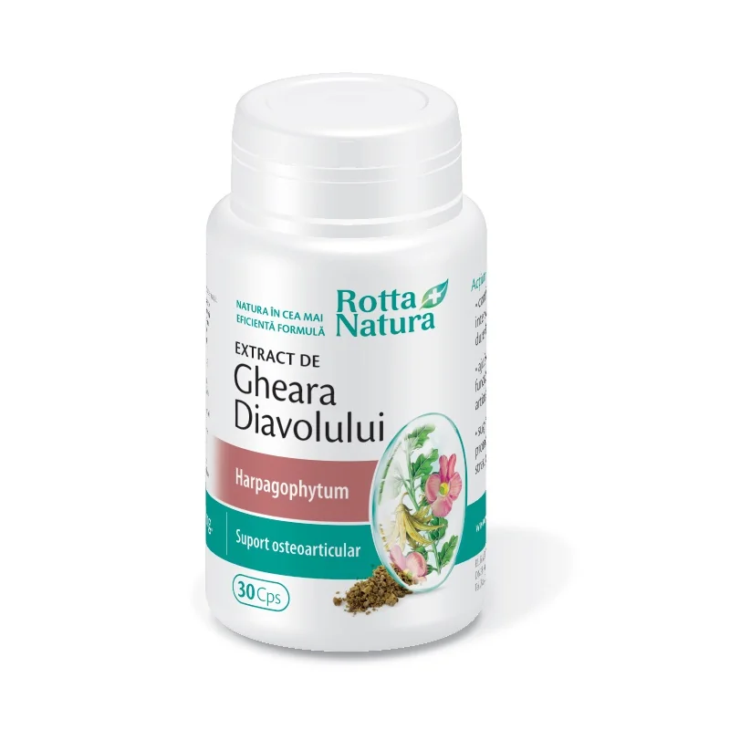 Extract Gheara Diavolului, 30 capsule, Rotta Natura