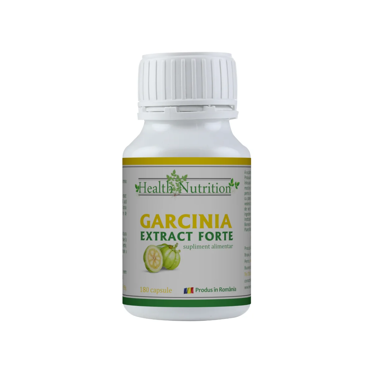 Garcinia extract forte natural, 180 capsule, Health Nutrition