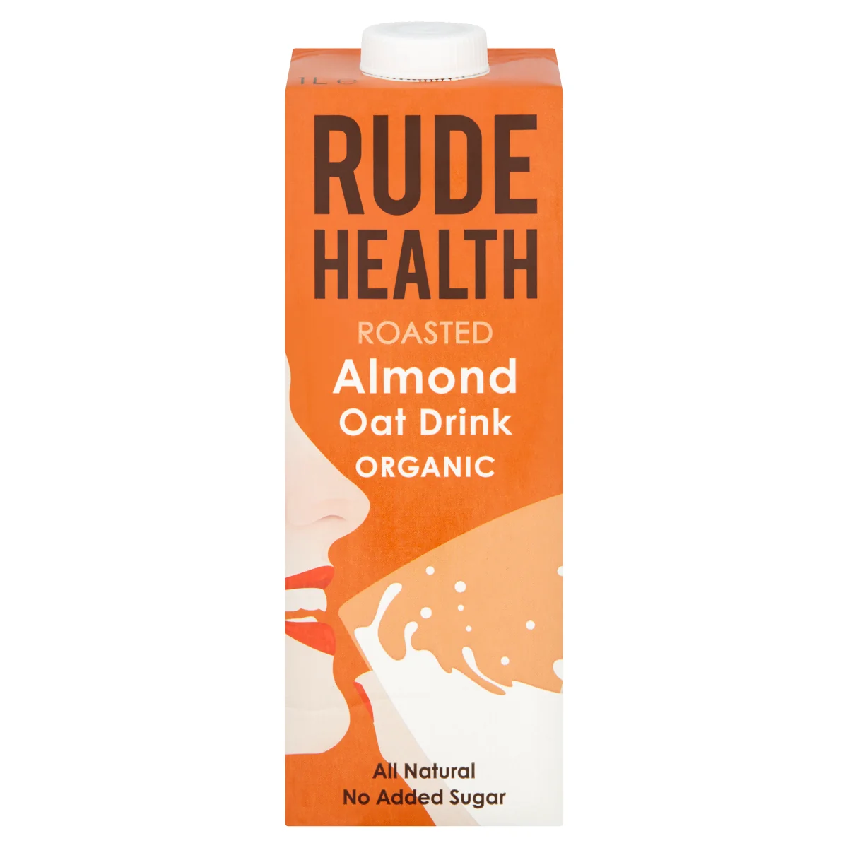 Bautura vegetala din ovaz si migdale prajite Bio, 1l, Rude Health