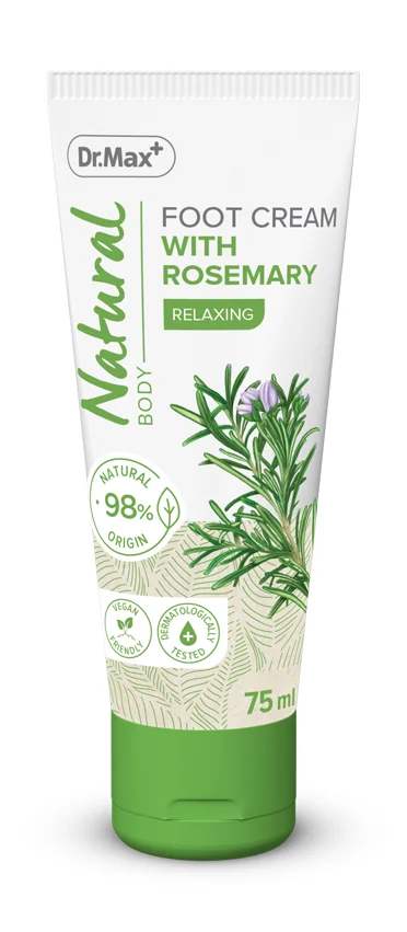 Dr. Max Natural Crema pentru picioare cu rozmarin, 75ml