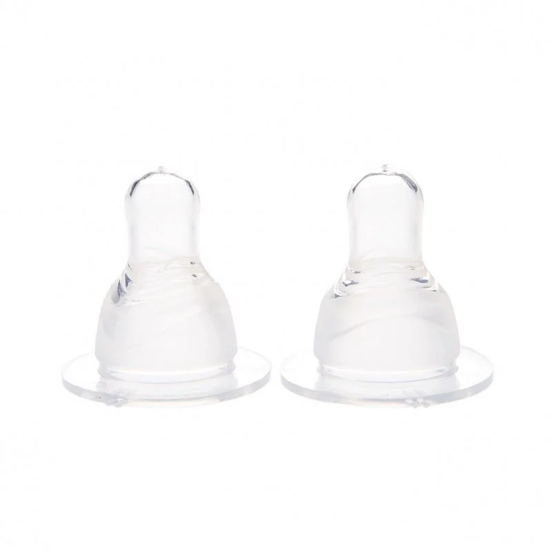 Tetina din silicon super fin 0 luni+ Baby, 2 bucati, Minut