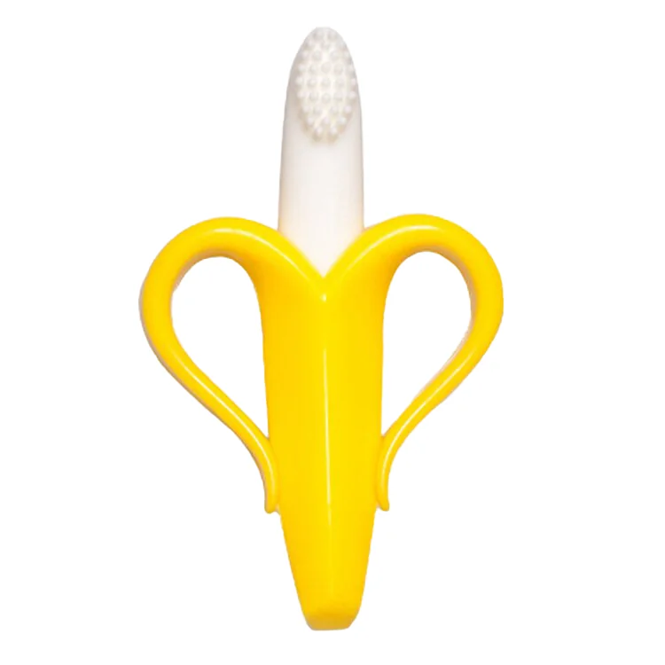 Jucarie pentru dentitie 2 in 1 model de banana, 1 bucata, Coccorito