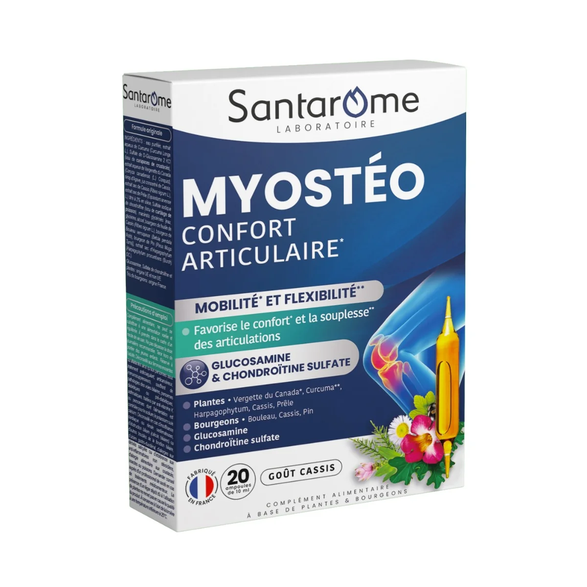 Myosteo Confort Articulaire, 20 fiole, Santarome