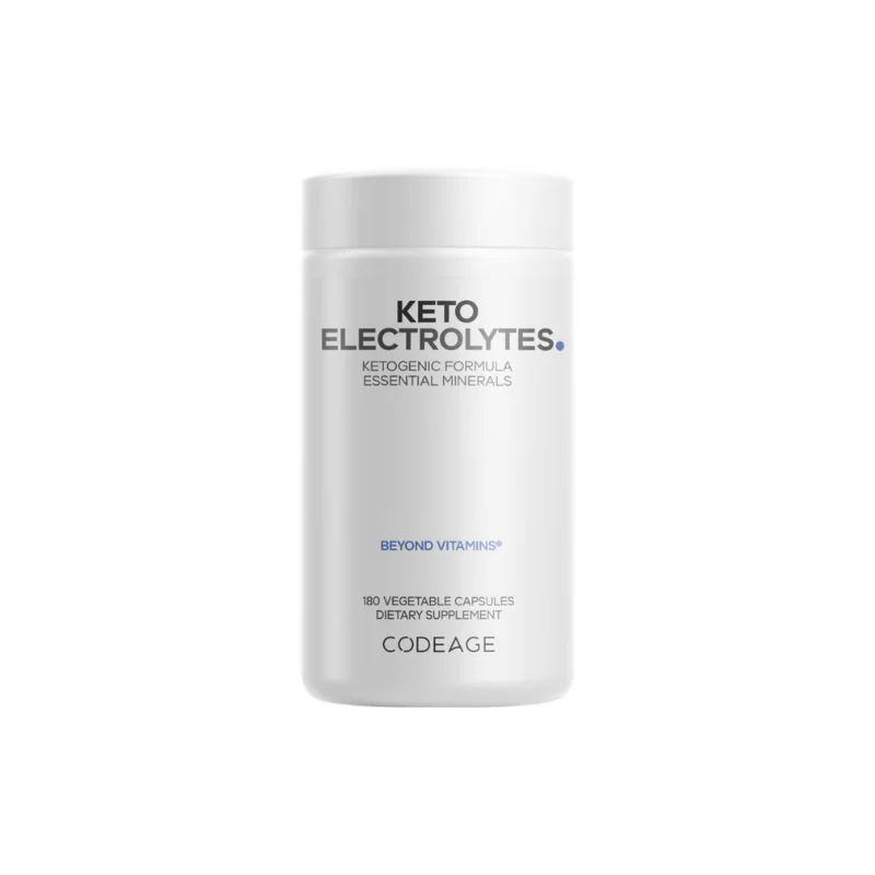 Electroliti pentru dieta keto, 180 capsule, CodeAge