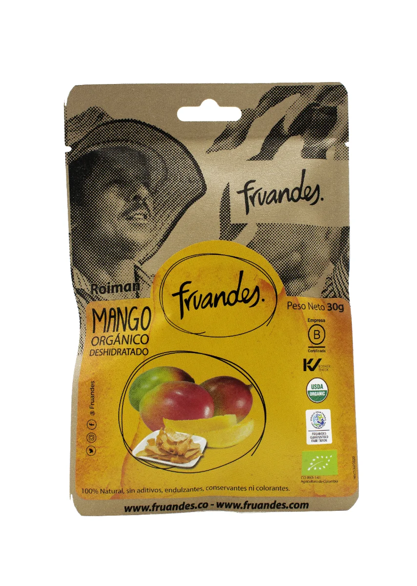 Mango deshidratat, 30g, Fruandes