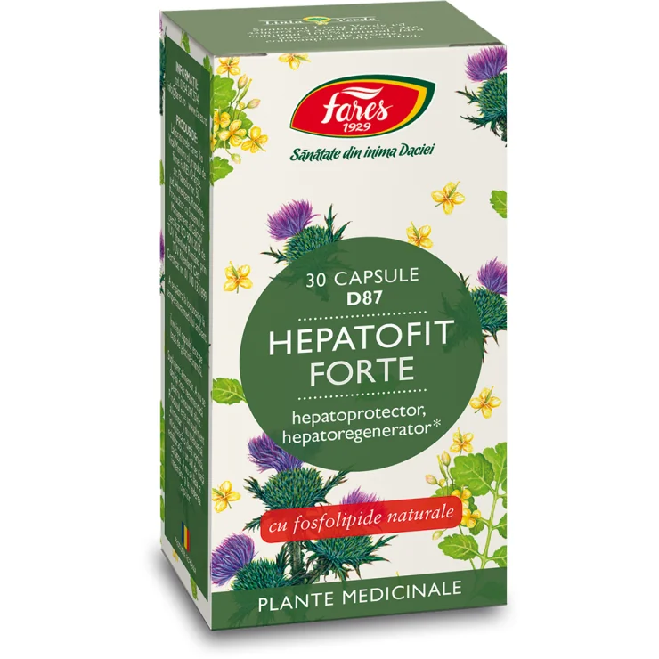 Hepatofit Forte D80, 30 capsule, Fares