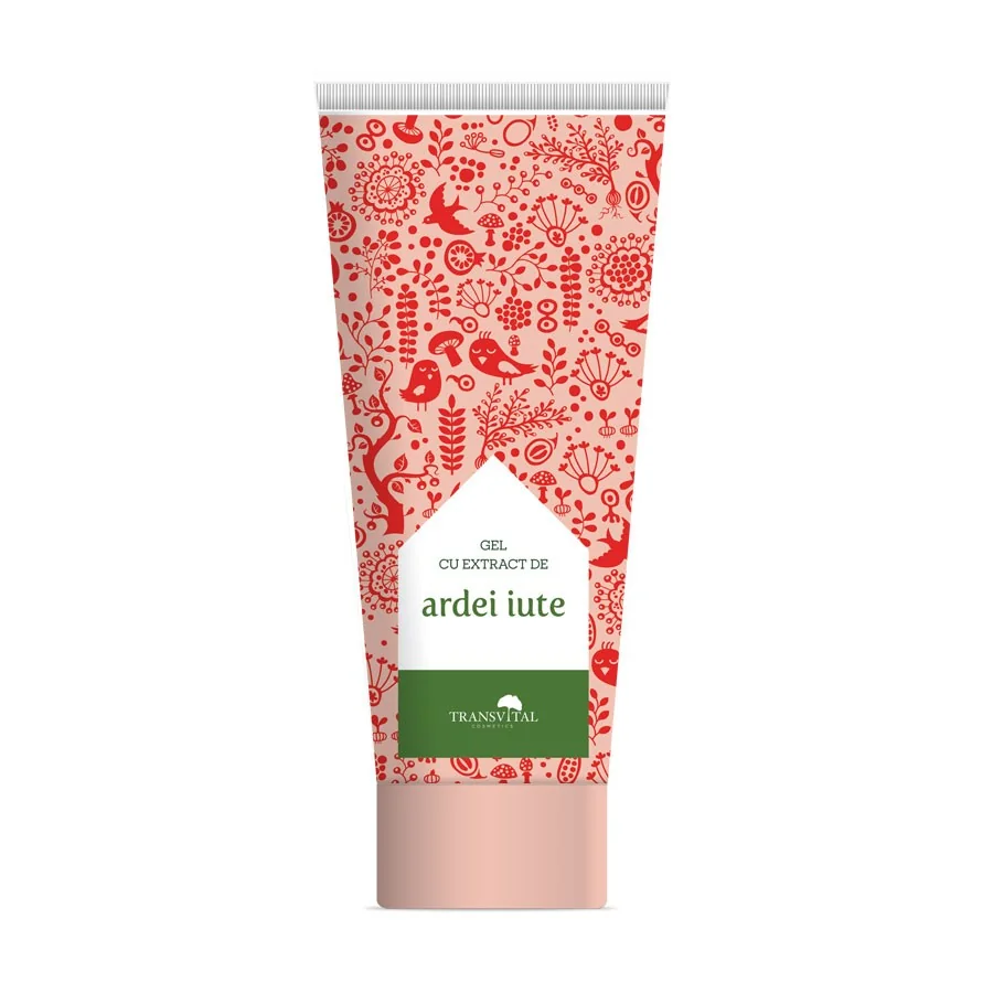 Gel Cu Extract De Ardei Iute, 250 Ml, Transvital