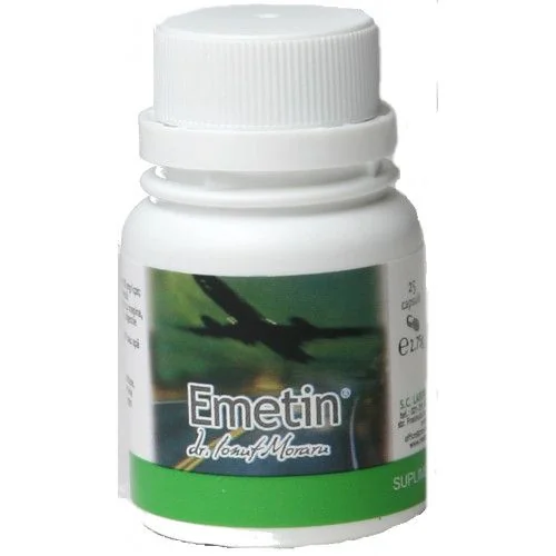 Emetin, 25 Capsule, Pro Natura