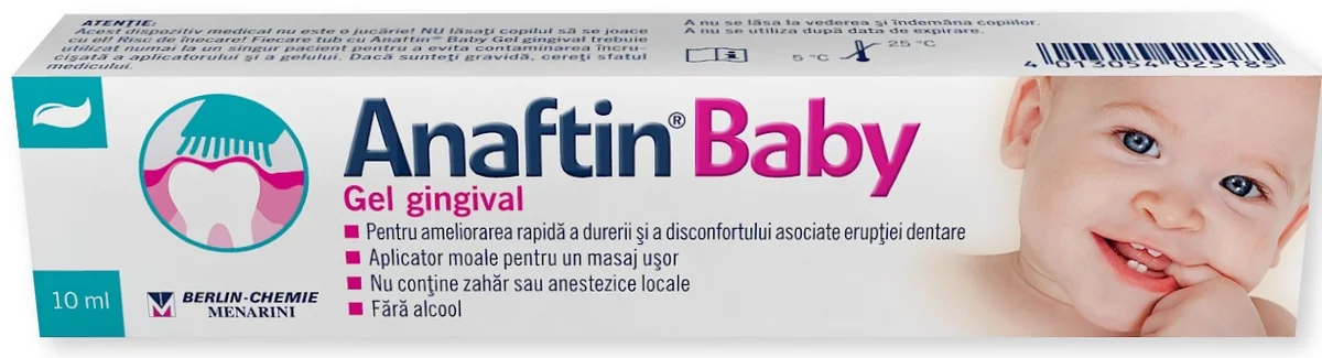 Anaftin Baby Gel Gingival, 10 ml, Berlin Chemie