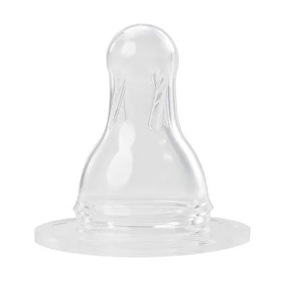 Tetina Rotunda Din Silicon, 6-24 Luni, 2 Bucati, 17303, Baby Nova