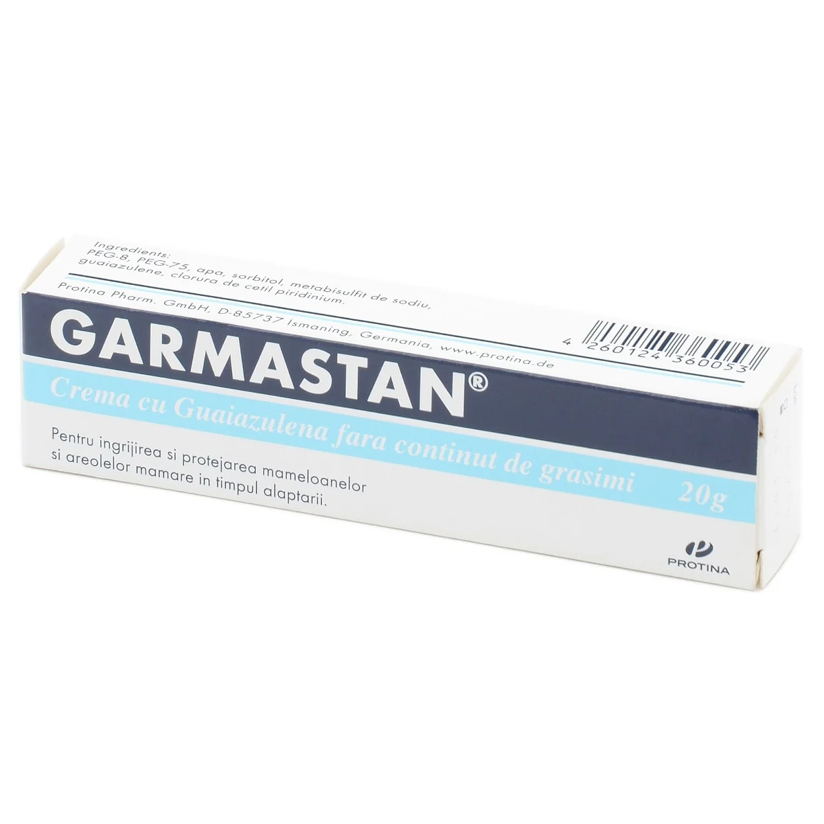 Crema Pentru Mameloane, 20 G, Garmastan