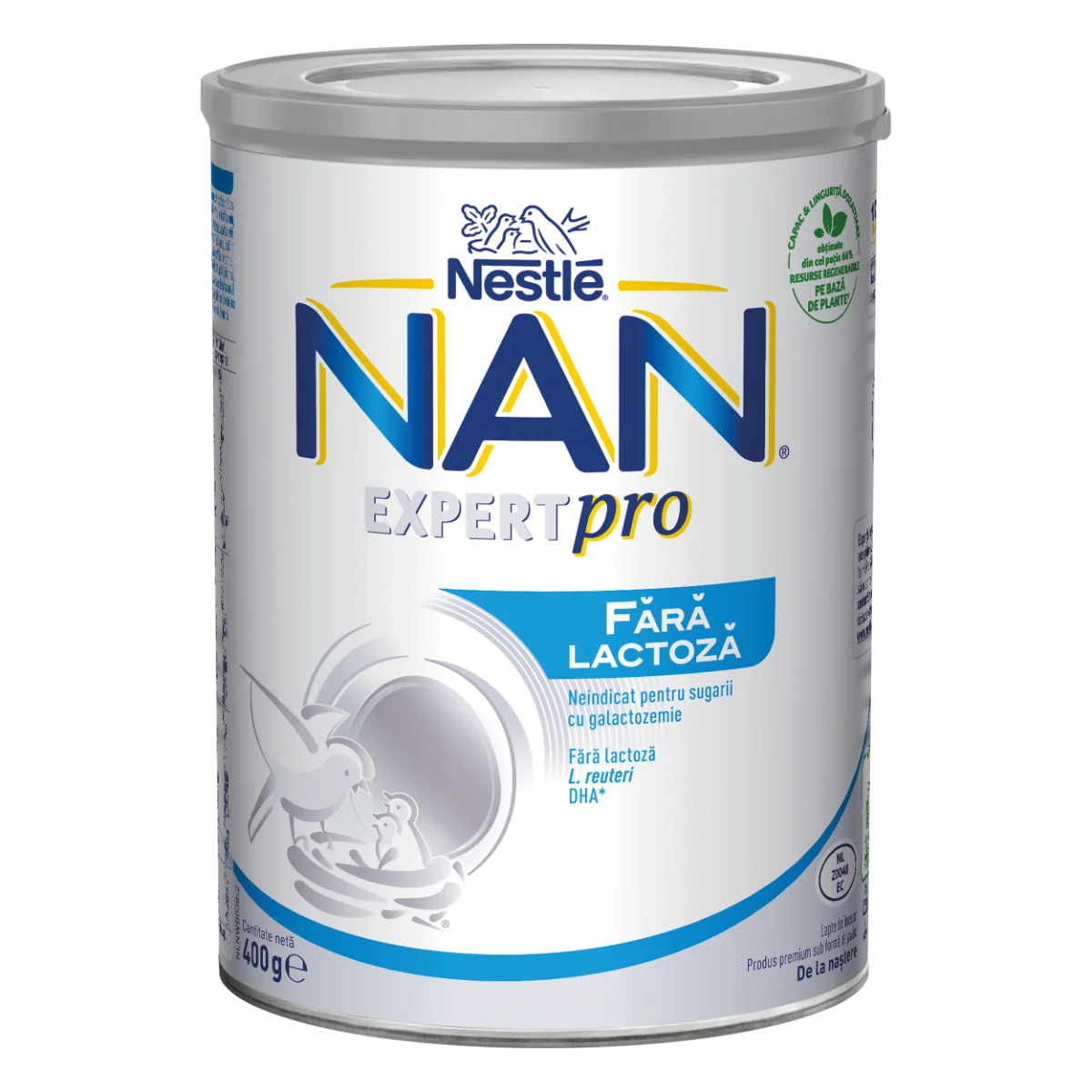Lapte Praf Fara Lactoza, Incepand De La Nastere, 400g, Nestle
