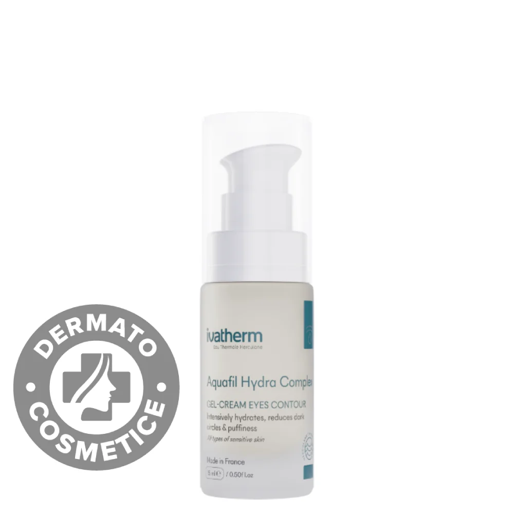 Gel-Crema Contur Ochi Aquafil Hydra Complex, 15 ml, Ivatherm