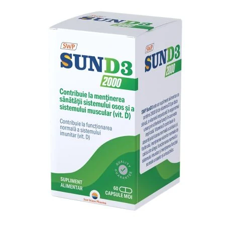 Sun D3, 60 Capsule, Sun Wave Pharma