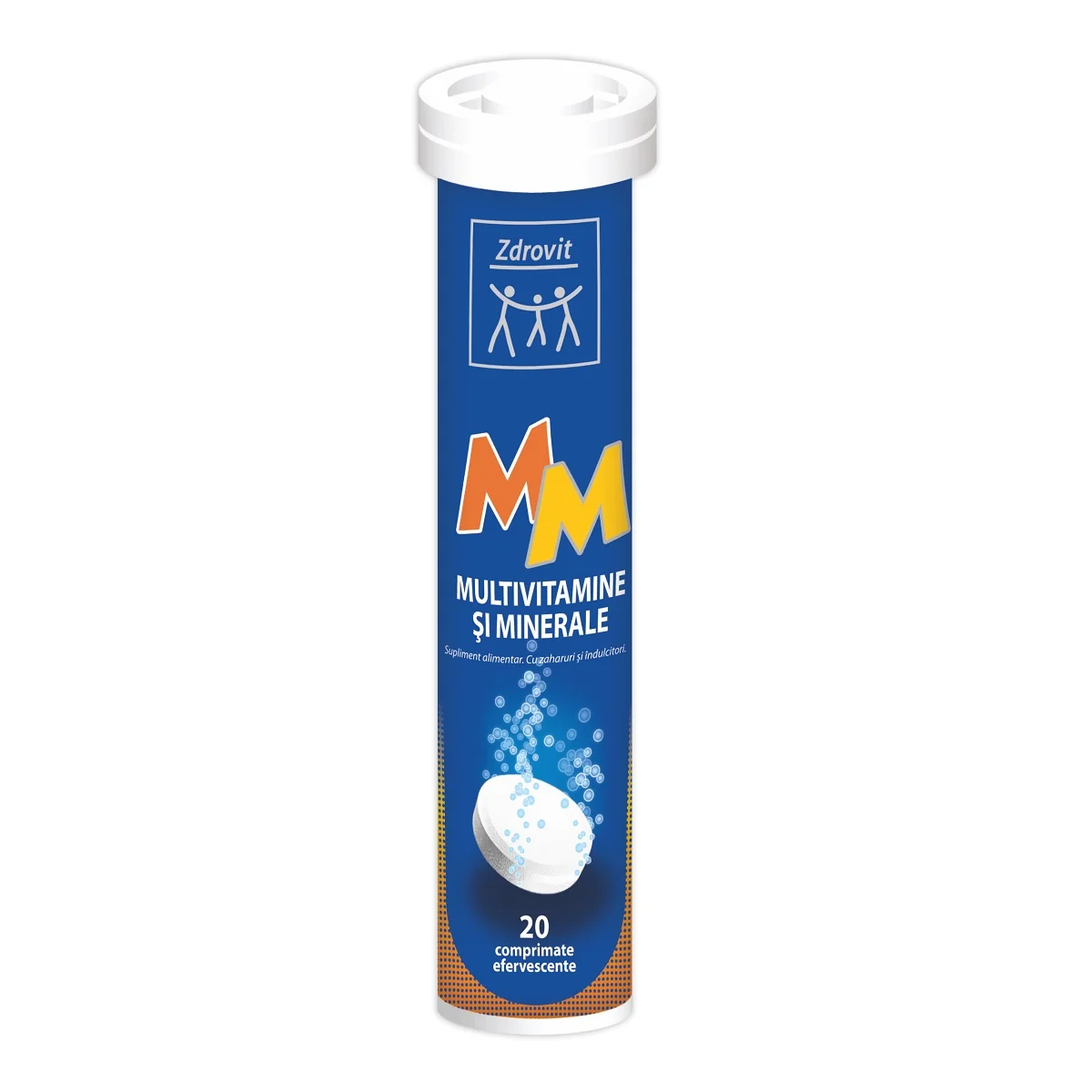 Multivitamine Si Minerale, 20 Comprimate Efervescente, Zdrovit