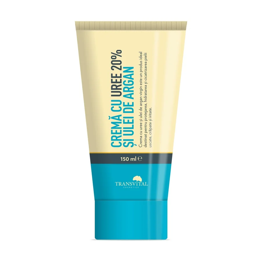 Crema Cu Uree 20% Si Ulei De Argan, 150ml, Transvital