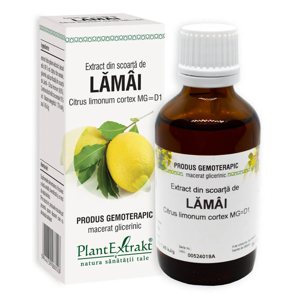 Extract Din Scoarta De Lamai, 50ml, Plantextrakt