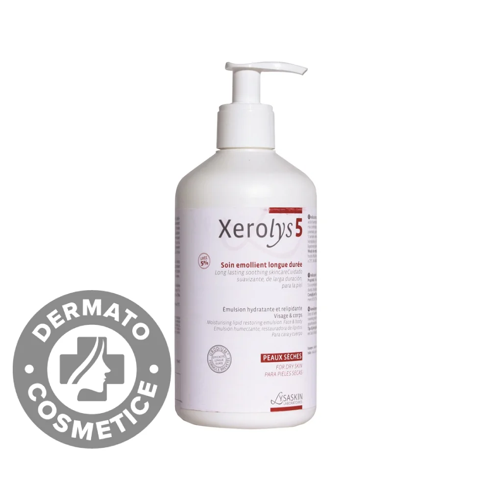 Emulsie Pentru Piele Uscata Xerolys 5, 500ml, Lab Lysaskin