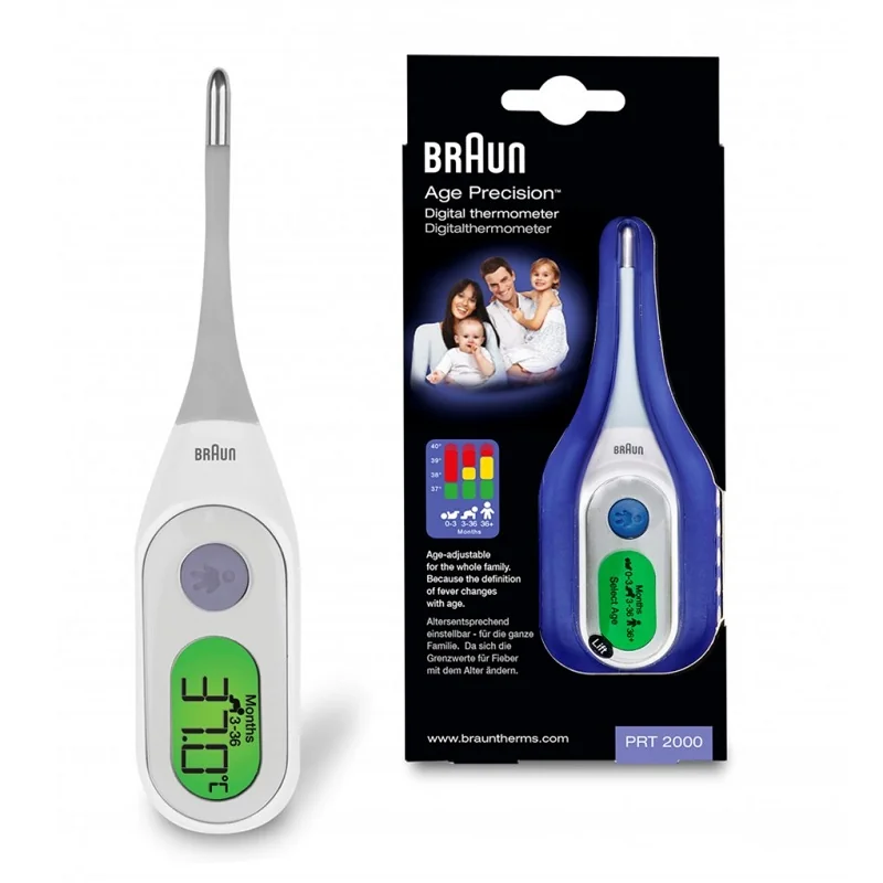 Termometru Digital 3 În 1 Cu Vârf Flexibil TOW009061, Braun