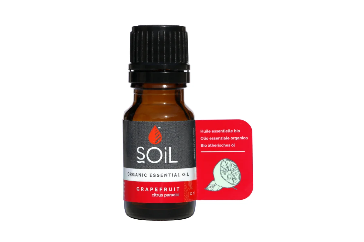 Ulei Esential Grapefruit (Citrus Paradisi) 100% Organic Ecocert, 10ml, Soil
