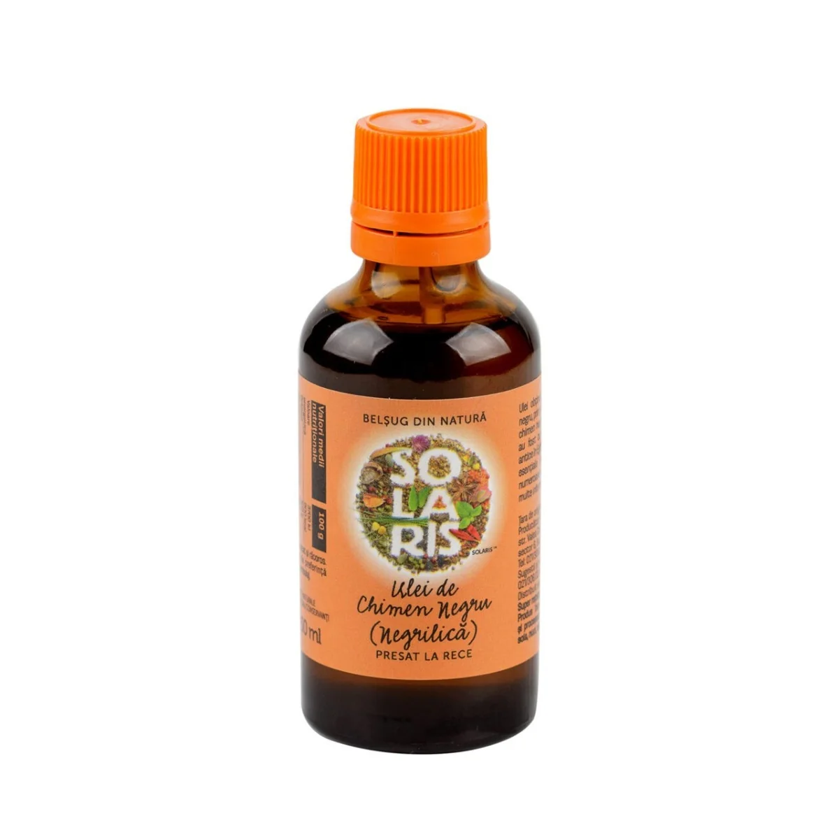 Ulei De Chimen Negru Negrilica, 50 ml, Solaris