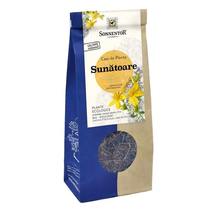 Ceai Bio Sunatoare (Hypericaum Perforatum), 50 g, Sonnentor