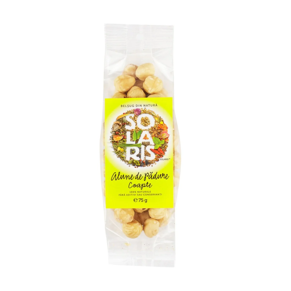 Alune De Pădure Coapte, 75g, Solaris