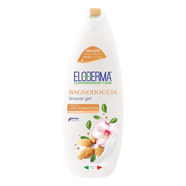 Gel de dus Lapte de migdale, 600ml, Eloderma