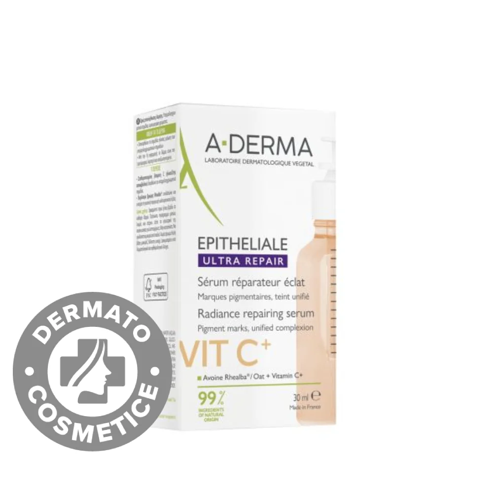 Serum reparator cu vitamina C+ Epitheliale Ultra Repair, 30ml, A-Derma