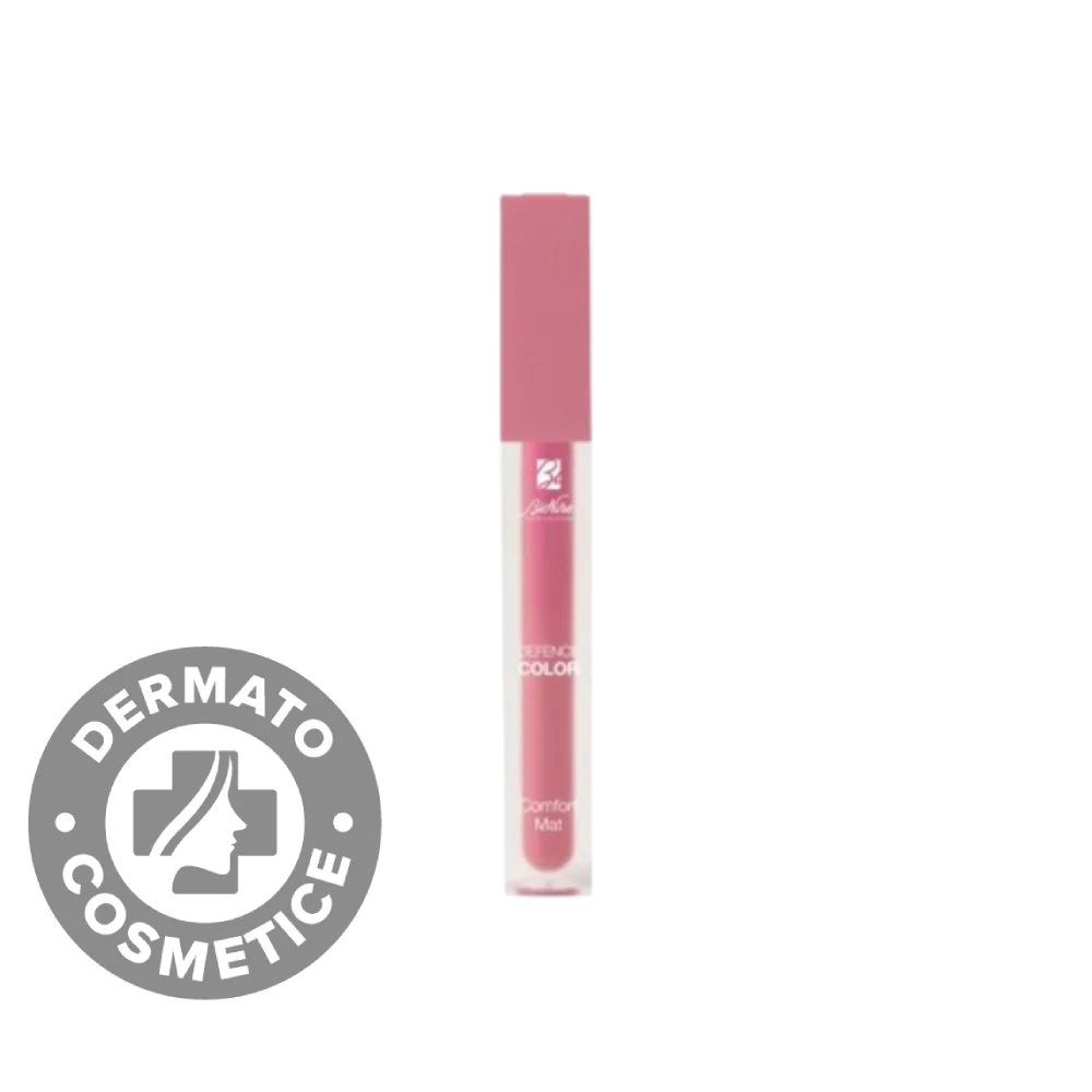 Ruj lichid mat 702 Rose Macaron Defence Color Comfort, 4.5ml, Bionike