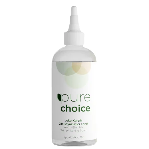 Tonic facial anti-pete si anti-roseata cu Acid Glicolic 7%, 200ml, Pure Choice