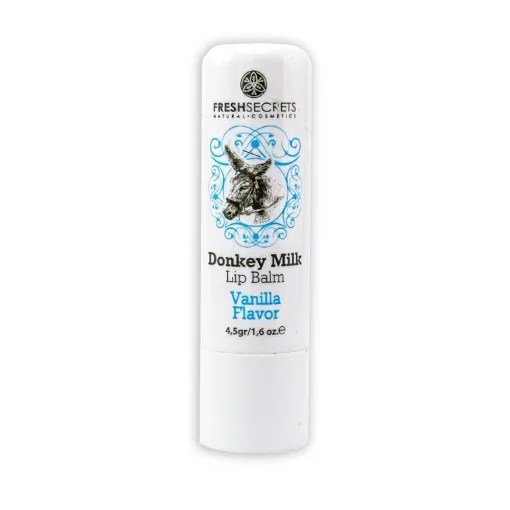 Balsam de buze cu lapte de magarita si vanilie, 4.5g, Fresh Secrets