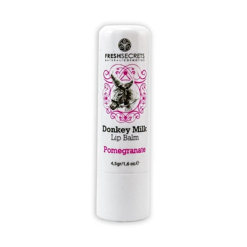 Balsam de buze cu lapte de magarita si rodie SPF30, 4.5g, Fresh Secrets