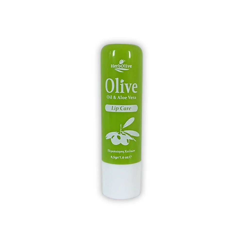 Balsam de buze cu ulei de masline si aloe vera, 4.5g, Herbolive