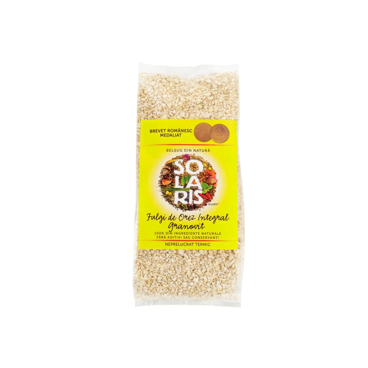 Fulgi De Orez Integral Granovit, 400g, Solaris