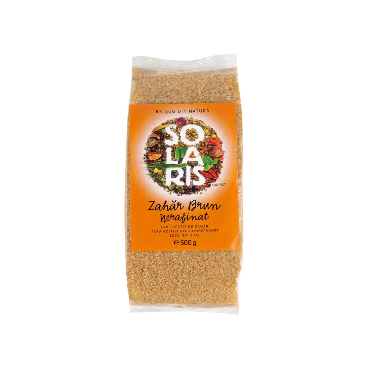 Zahar Brun Nerafinat, 500g, Solaris