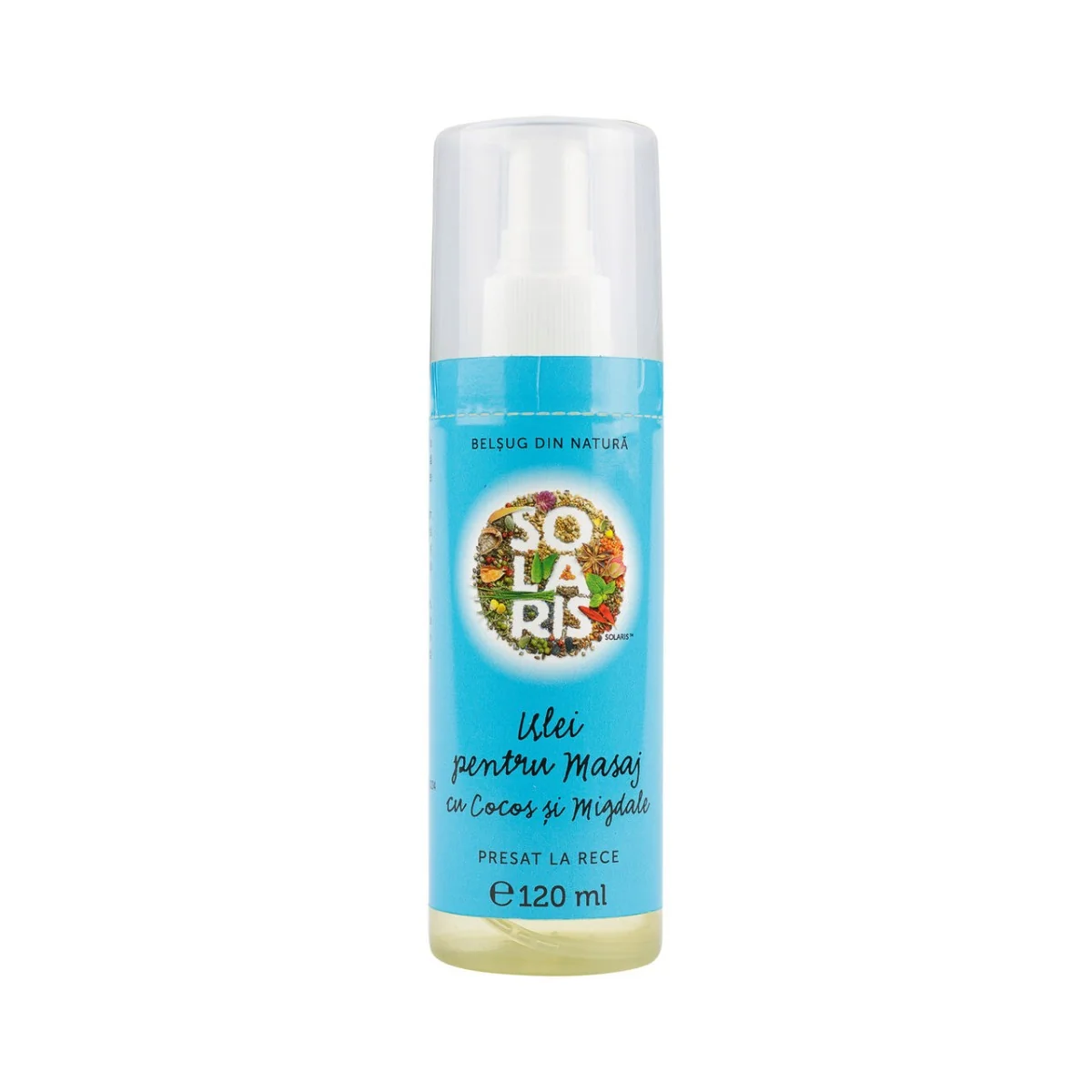 Ulei De Masaj Cu Cocos Si Migdale, 120ml, Solaris