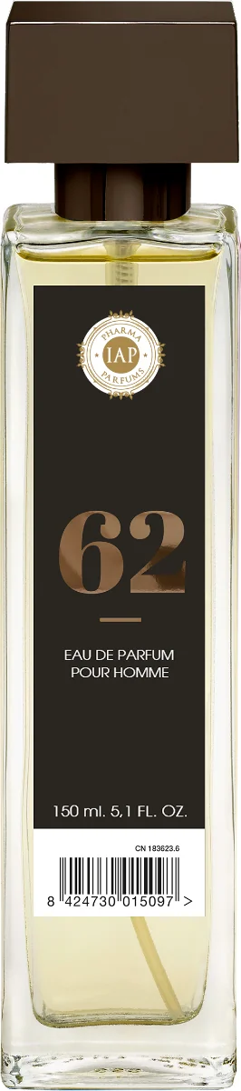 Apa de parfum pentru barbati Nr. 62, 150ml, IAP Pharma