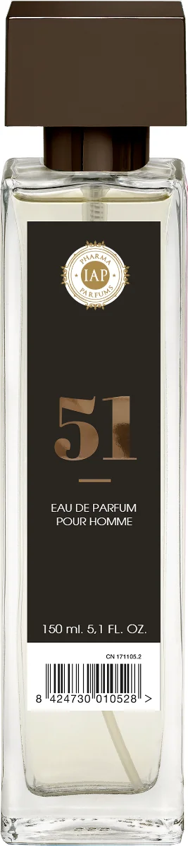Apa de parfum pentru barbati Nr. 51, 150ml, IAP Pharma