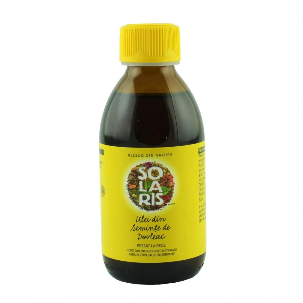 Ulei Din Seminte De Dovleac, 200ml, Solaris