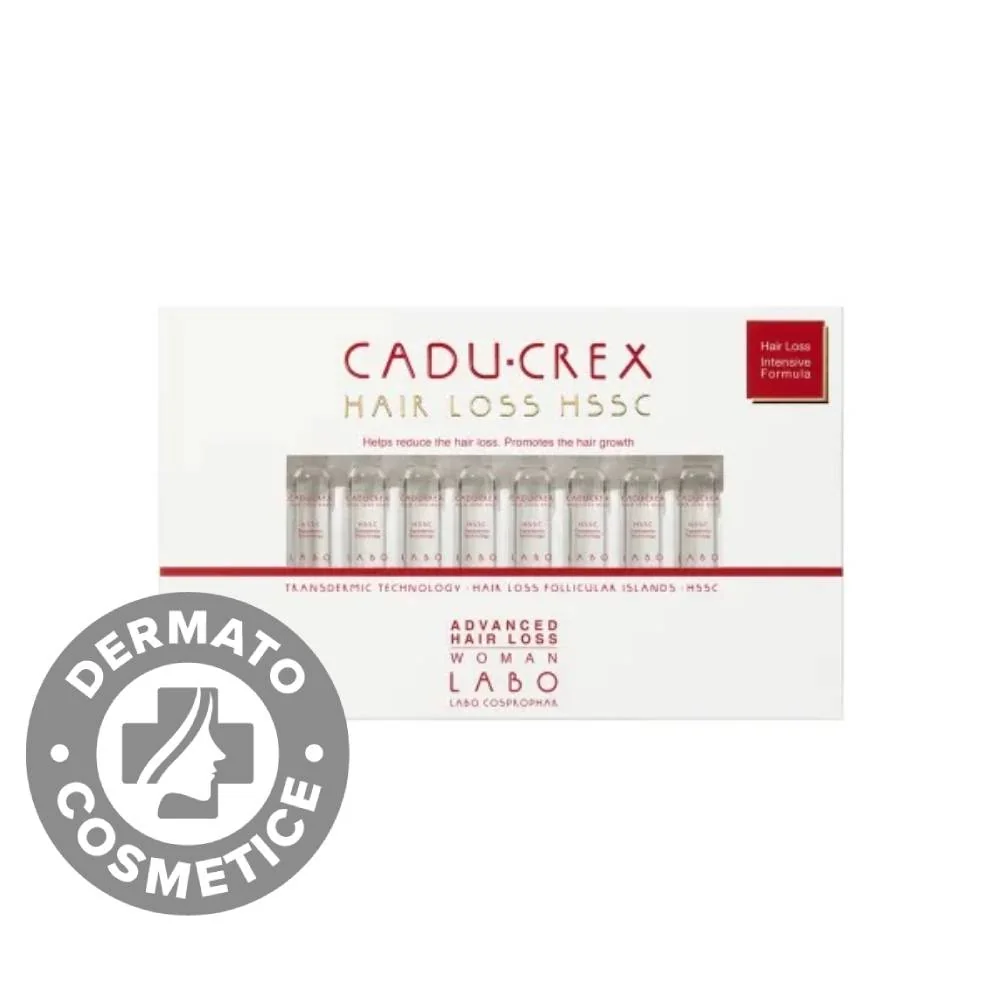 Tratament impotriva caderii avansate a parului pentru femei Cadu Crex, 20 fiole, Labo