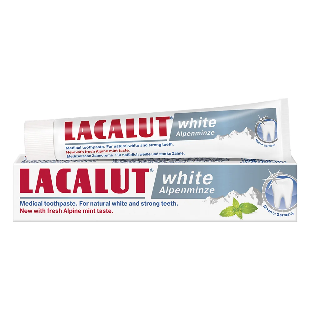 Pasta De Dinti White Alpenminze, 75ml, Lacalut