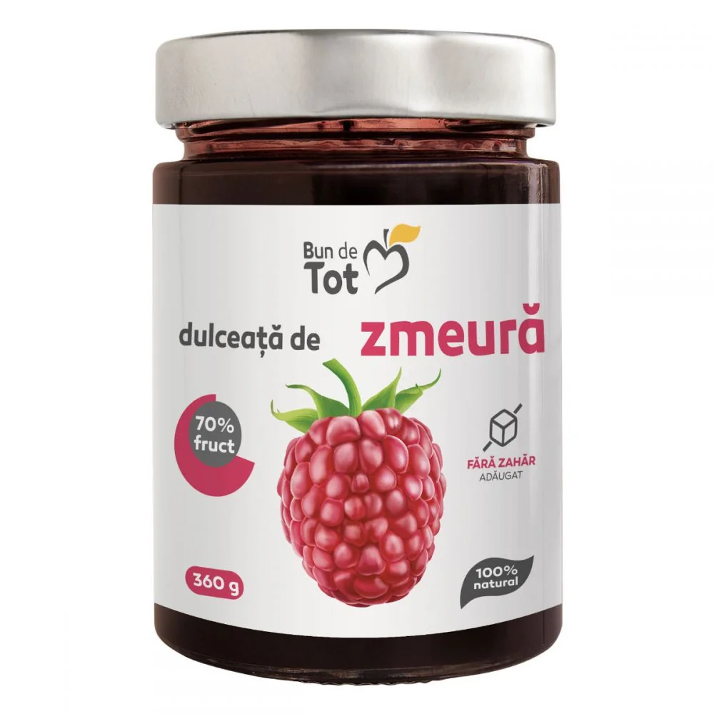 Dulceata De Zmeura Bun De Tot, 360g, Dacia Plant