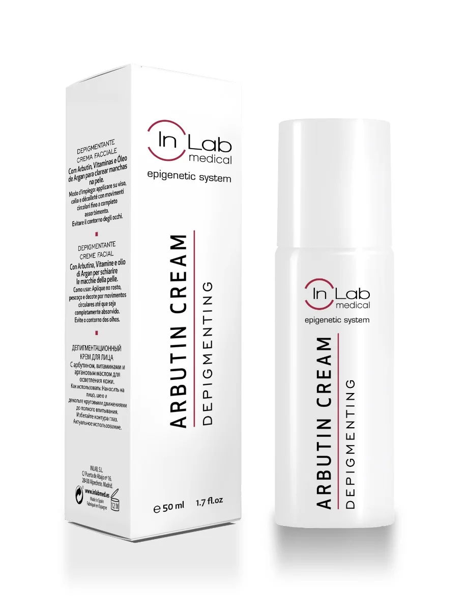 Crema depigmentanta cu Arbutin, 50ml, InLab Medical