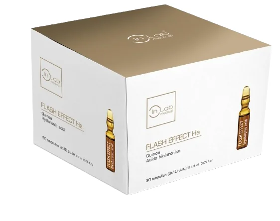 Fiole cu acid hialuronic Flash Effect, 30 x 1.5ml, InLab Medical