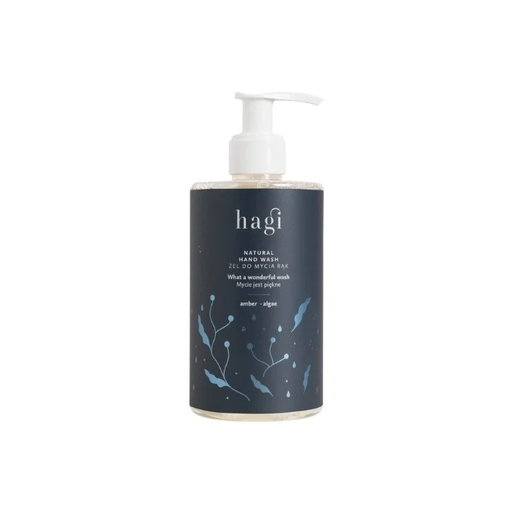 Sapun lichid pentru maini cu ambra si alge, 300ml, Hagi