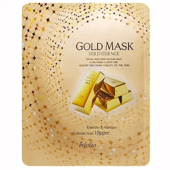 Masca pentru fata cu esenta de particule de aur, 25ml, Esfolio