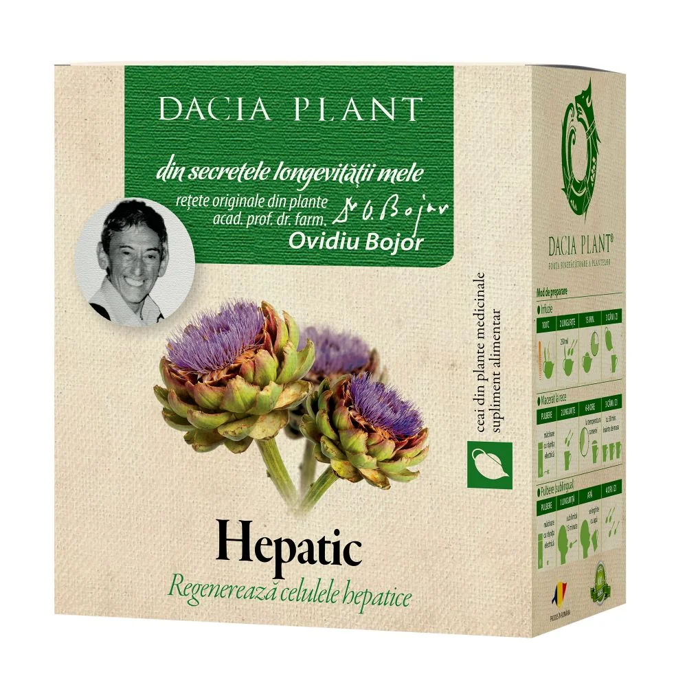 Ceai Hepatic, 50g, Dacia Plant