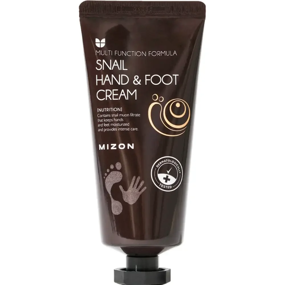 Crema hidratanta pentru maini si picioare cu extract de melc, 100ml, Mizon