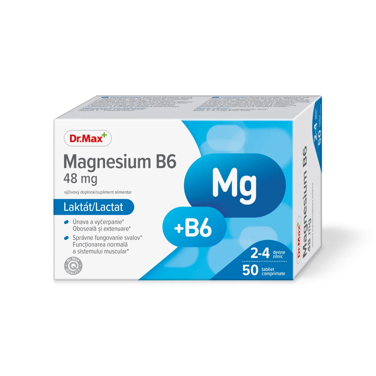Dr. Max Magnesium B6, 50 comprimate